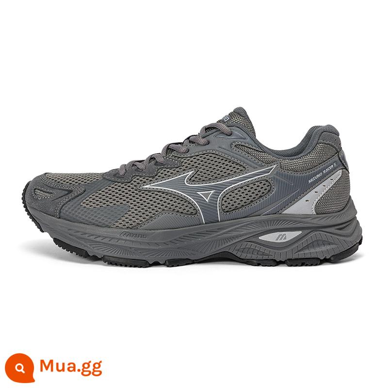 Giày thể thao nam nữ Mizuno Mizuno đệm lót lưới thoáng khí giày chạy bộ RACER S - 02/xám vừa/xám sắt đậm