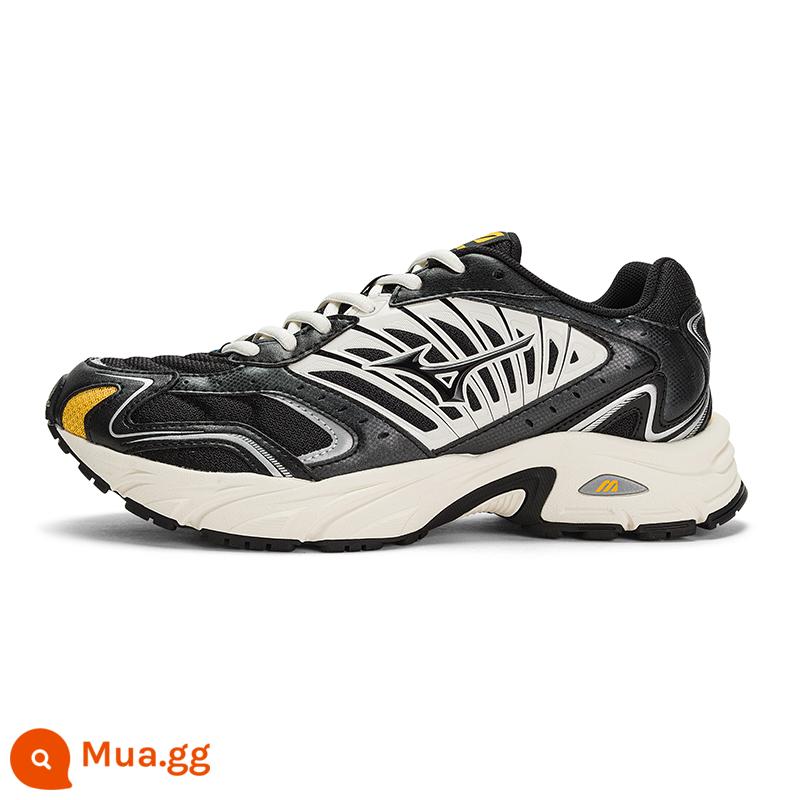 Giày chạy bộ nam nữ Mizuno Mizuno giản dị phong cách cổ điển lưới thoáng khí đáy dày giày thường FIYI 2K - 12/đen/trắng/vàng sáng