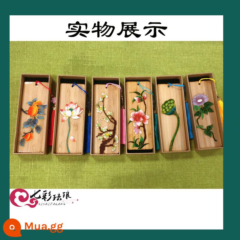 Cloisonné men tranh bookmark chất liệu tự làm men men chất liệu gói người mới bắt đầu hướng dẫn sử dụng cloisonne nhúm chất liệu trọn gói - Sản phẩm hoàn thiện duy nhất (hình ảnh nhận xét)