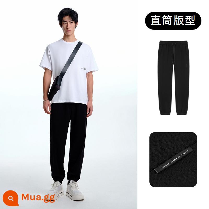 Quần legging nam dòng BASIC GXG quần dài nam quần thể thao mùa xuân 2023 sản phẩm mới - đen