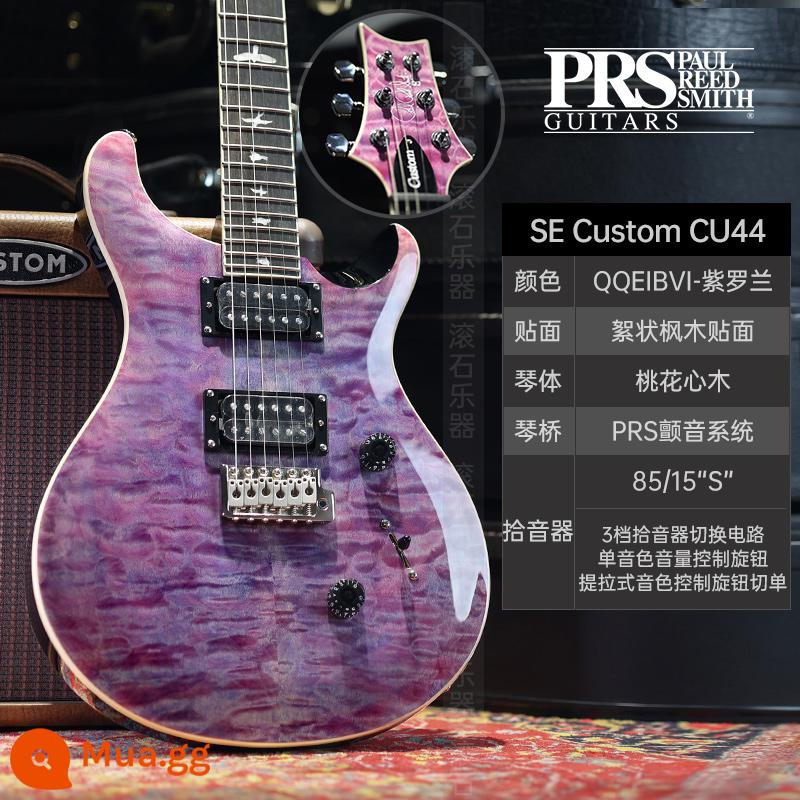 PRS Đàn Guitar Điện SE Bộ Tùy Chỉnh Indonesia MHHHB John Mayer Phiên Bản Chữ Ký CU44 Nhỏ Lắc Đôi - CU44QQEIBVI Tím mới