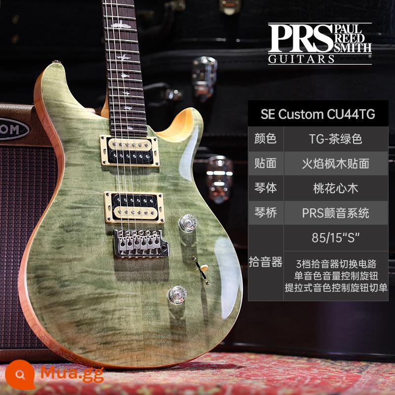 PRS Đàn Guitar Điện SE Bộ Tùy Chỉnh Indonesia MHHHB John Mayer Phiên Bản Chữ Ký CU44 Nhỏ Lắc Đôi - Trà xanh CU44TG