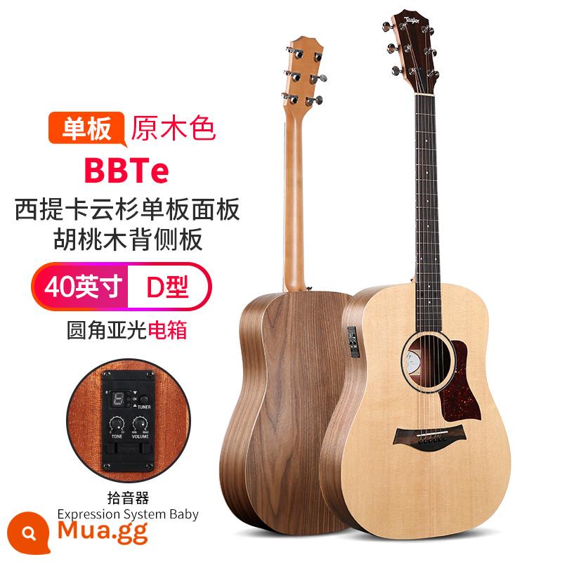 Đàn guitar Taylor Taylor GS mini Gỗ keo KOA veneer GTe cô gái đàn piano du lịch dân gian gsmini - Mặt sau và mặt bên hộp điện BBTe bằng gỗ óc chó