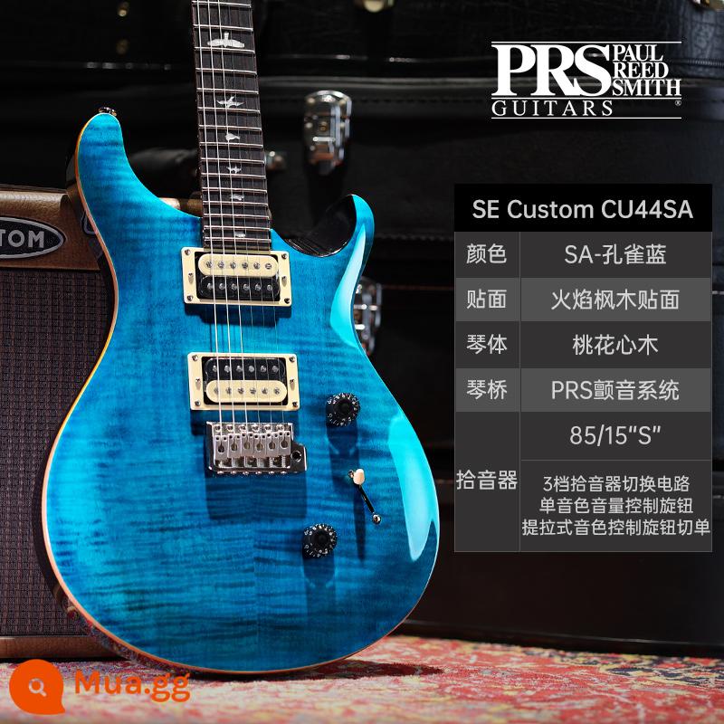 PRS Đàn Guitar Điện SE Bộ Tùy Chỉnh Indonesia MHHHB John Mayer Phiên Bản Chữ Ký CU44 Nhỏ Lắc Đôi - CU44SA con công xanh