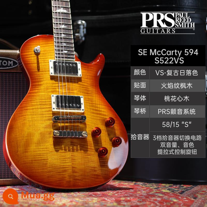 PRS Đàn Guitar Điện SE Bộ Tùy Chỉnh Indonesia MHHHB John Mayer Phiên Bản Chữ Ký CU44 Nhỏ Lắc Đôi - S522VS màu hoàng hôn cổ điển mới