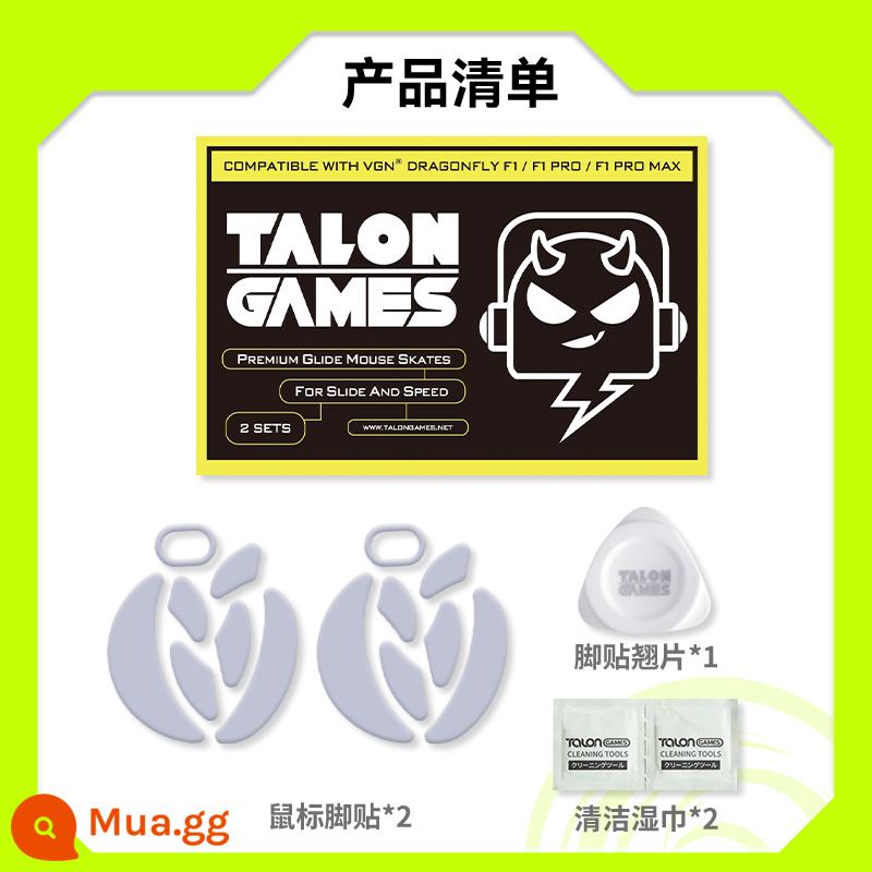 TALONGAMES phù hợp với Logitech gpw2g502g403gpx Poison Viper Ultimate Arc Edge miếng dán chân chuột miếng dán Teflon - Áp dụng cho phụ kiện Dragonfly F1 series-2