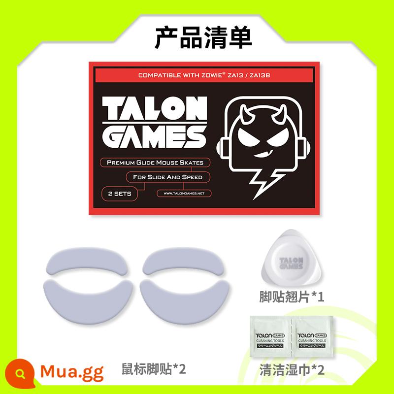 TALONGAMES phù hợp với Logitech gpw2g502g403gpx Poison Viper Ultimate Arc Edge miếng dán chân chuột miếng dán Teflon - Áp dụng cho cụm lắp ráp phụ ZA13/ZA13B-2