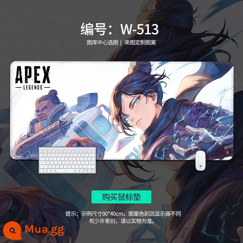 Miếng lót chuột APEX hero quá khổ để bàn bé trai game Internet cafe thoáng mát máy tính miếng lót bàn phím có thể tùy chỉnh - Profile W-513 [Mẫu nâng cấp mới]