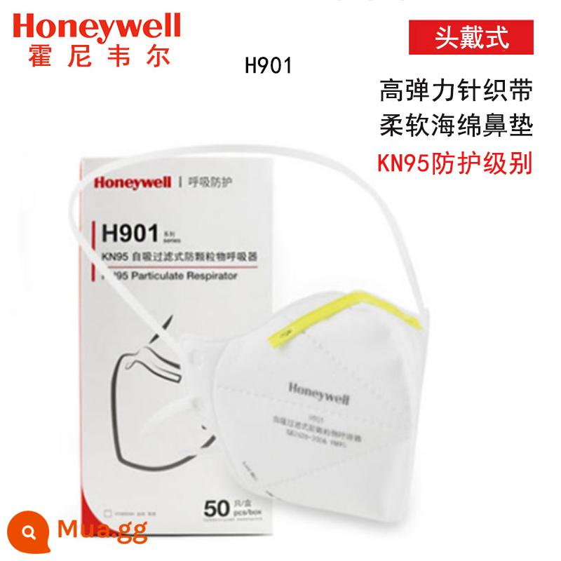 Mặt nạ chống bụi Honeywell H910 H901KN95 bảo vệ PM2.5 mài công nghiệp N95 than hoạt tính chính thức - 50 miếng (1 hộp) Vòng đeo đầu H901, hộp nguyên bản, bao bì tiếng Trung và tiếng Anh, giao hàng ngẫu nhiên