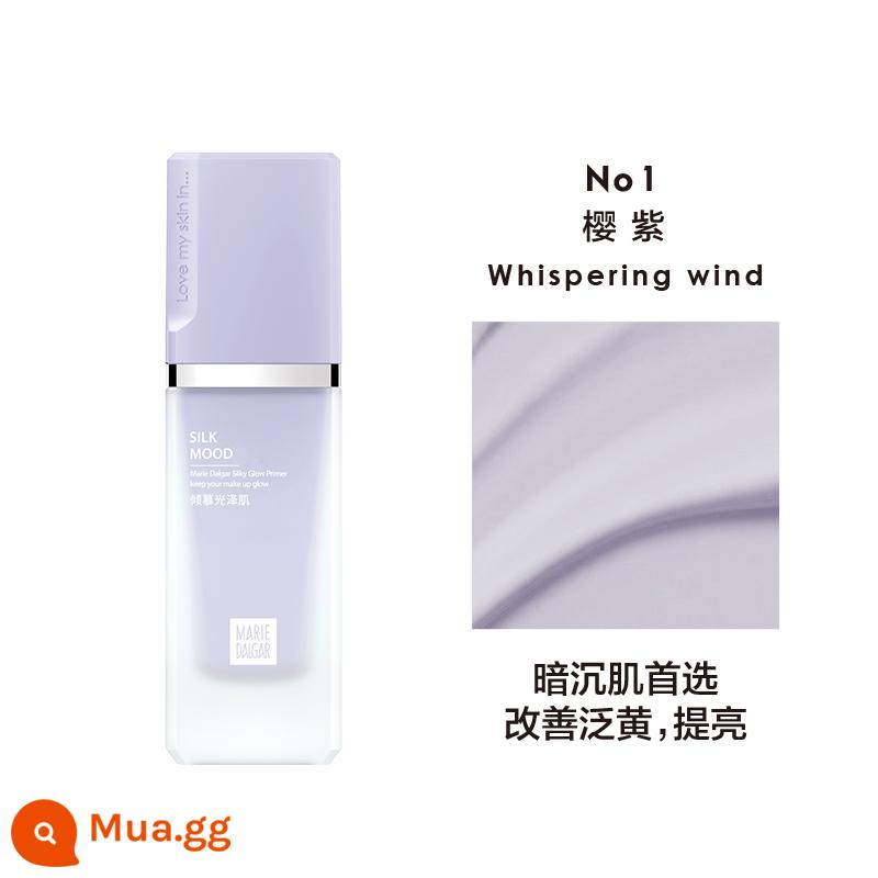 [Lễ hội mùa xuân không đóng cửa] Kem lót trang điểm Marie Dalgar Silky Isolation Cream Kem lót trang điểm Kem lót dưỡng ẩm lỗ chân lông vô hình - 01 Sakura Tím(HOT)