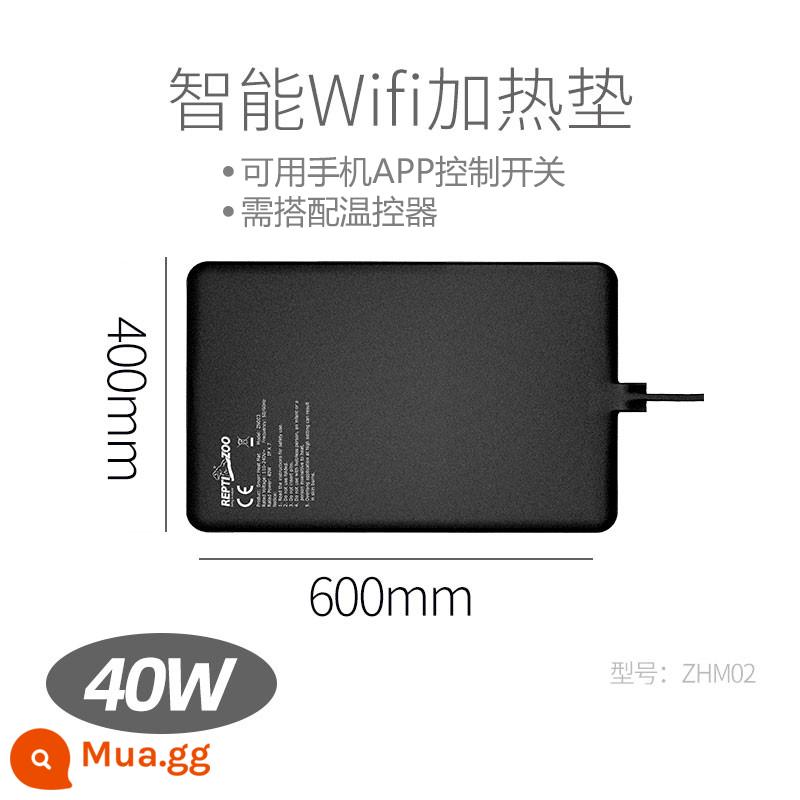 Phong Cách Mới Cho Thú Cưng Bò Sát Điều Khiển Nhiệt Độ Sưởi Leo Hộp Thú Cưng Rùa Thằn Lằn Tắc Kè Rắn Có Sừng Ếch Cách Nhiệt Hamster Tấm Sưởi Ấm - Tấm sưởi thông minh 40w
