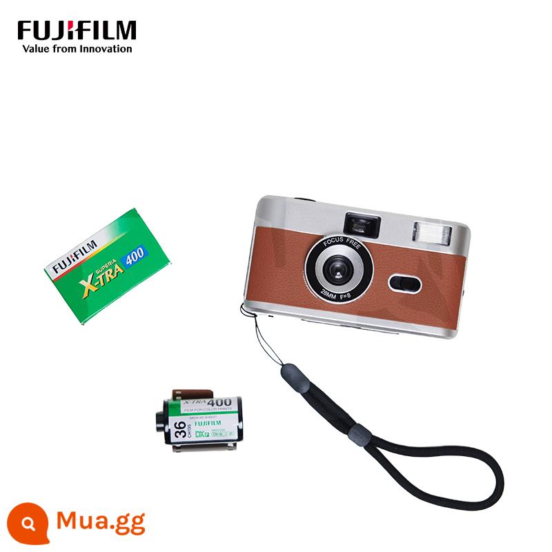 Hành trình nhặt phim Fuji X-TRA400 Hộp quà XTRA400 gồm phim màu và máy ảnh ngắm chụp - Bộ đồ chủ nhà màu nâu