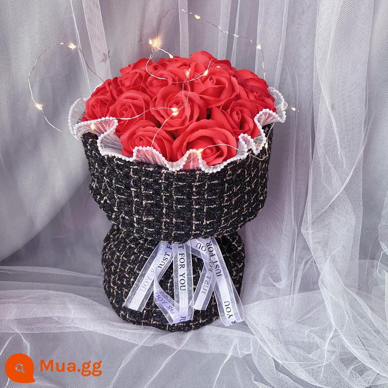 Quà tặng Giáng sinh tặng bạn gái bạn gái Vợ Broken Blue Rose Bouquet Birthday Birthday Girls - Túi xách kiểu 19 bông hồng đỏ túi xách kiểu nước hoa nhỏ có đèn