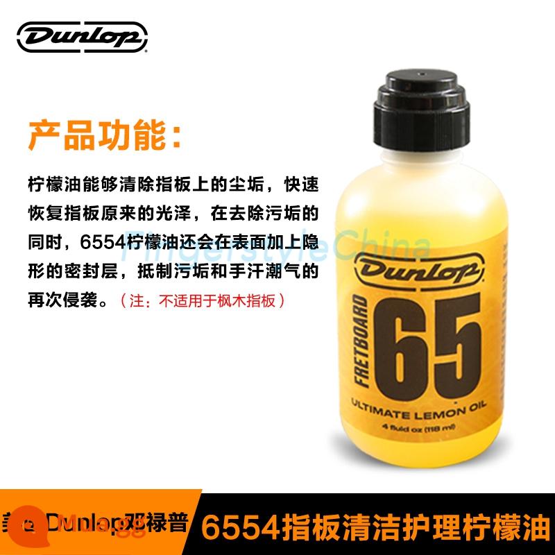 Mỹ Dunlop Dây Đàn Guitar Dunlop Dầu Bảo Dưỡng Bộ Chăm Sóc Đánh Bóng Sạch Guitar Sửa Chữa Tinh Dầu Chanh - 6554 Dầu chanh chăm sóc ngón tay