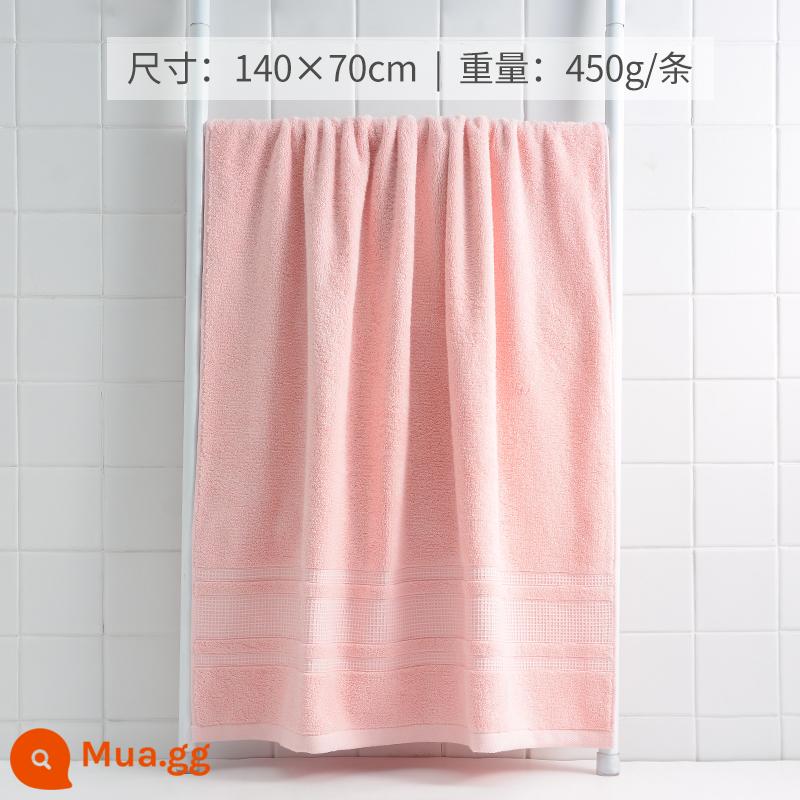 Jie Liya khăn tắm cotton nguyên chất 2023 mới khăn lớn người lớn trẻ em thấm hút mềm mại nam nữ mùa đông khăn tắm - [Dày] Đỏ 450g (mẫu 7496)