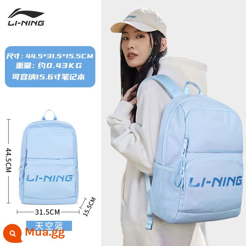 Ba lô Li Ning cặp học sinh nam học sinh cấp 2 nữ học sinh cấp 3 sức chứa lớn sinh viên đại học du lịch ba lô máy tính thời trang - ❤Mẫu bán chạy❤-21 lít cam kết hàng chính hãng, phạt 10 điểm nếu làm giả