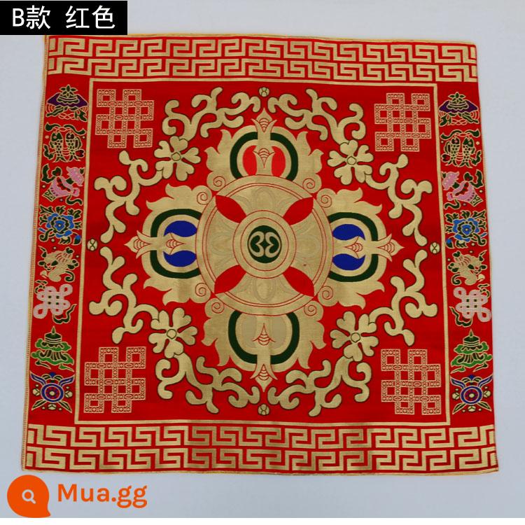 Tabetan Tablecloth Phong cách dân tộc - Phần B màu đỏ