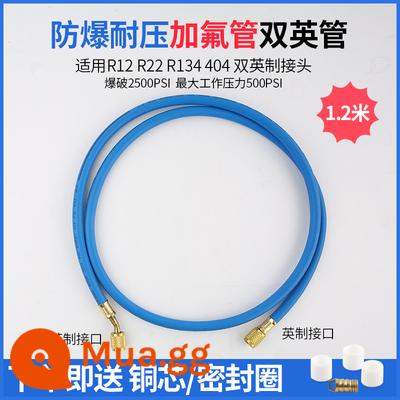 R410 R22 R134a ống làm đầy chất lỏng áp suất cao, ống flo điều hòa không khí ô tô, ống làm lạnh lạnh, ống làm lạnh - Ống Shuangying-R134A Đầu/ống đồng cao cấp 1,2m, chịu áp lực 55kg