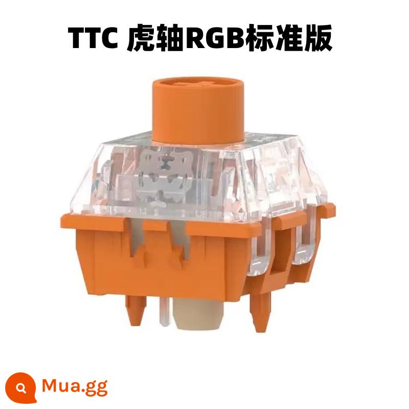 TTC nhanh bạc đỏ học sinh ACE trục mặt trăng bột bạch kim trục V2 vàng trà vàng đỏ câm trà cơ trục máy kiểm tra - TTC Tiger Axis RGB phiên bản tiêu chuẩn 4 chiếc có hàng, mua 70 chiếc trong lon