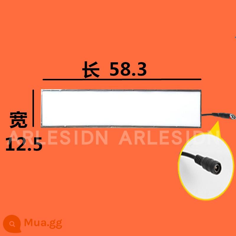 Nóng Đèn LED Đèn Bảng Thay Thế Phẳng Bấc Đèn Tấm Phụ Kiện 6024 A5 2220 6020 Đa Năng - 58,3*12,5 12W