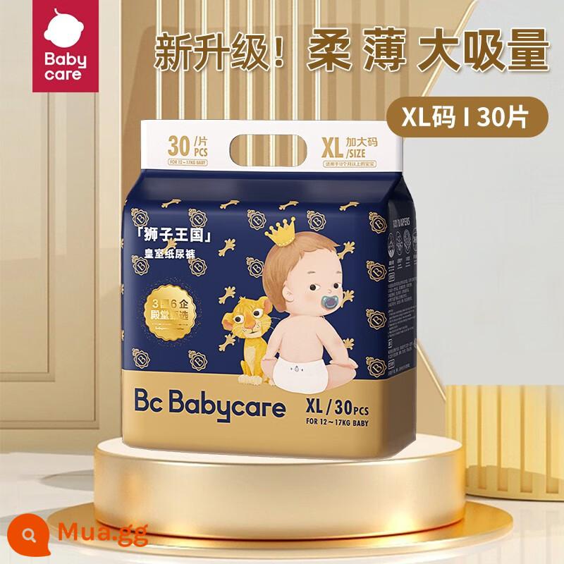 Tã Babycare Royal Axit Yếu Tã Thân Thiện Với Làn Da Siêu Mỏng Thoáng Khí Tã Bé Sơ Sinh Vương Quốc Sư Tử - XL