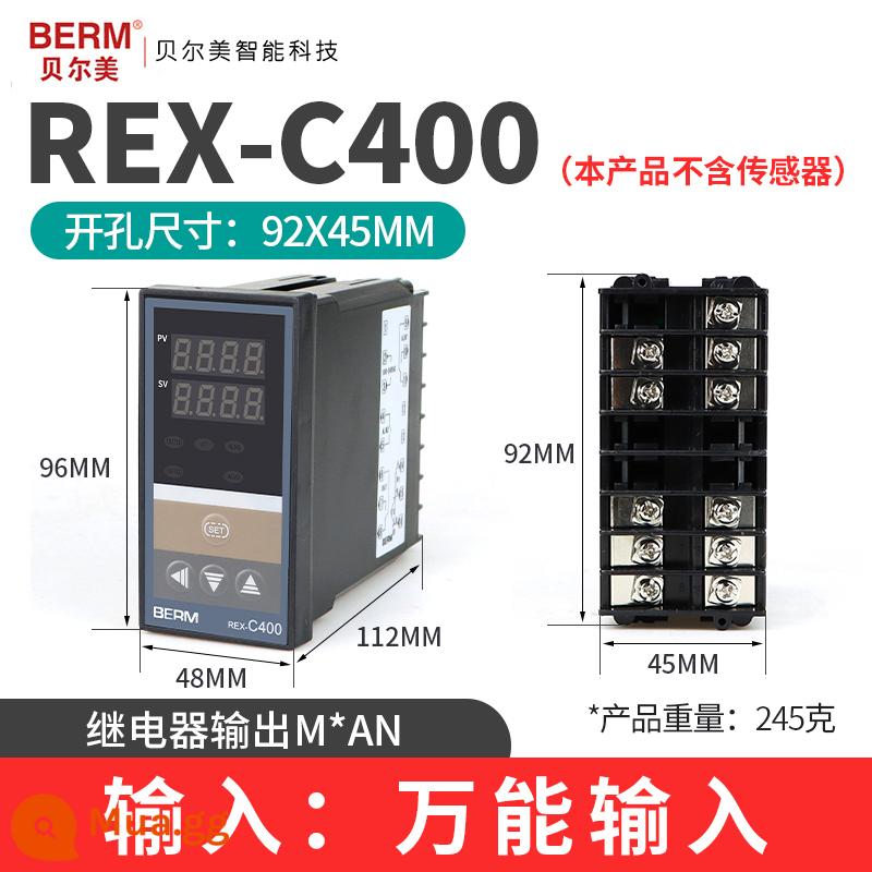 REX-C100 REX-C400 REX-C700 Bộ điều khiển nhiệt độ thông minh REX-C900 Bộ điều nhiệt Bộ điều nhiệt - Đầu ra rơle đa năng Bellmei C400 M*AN