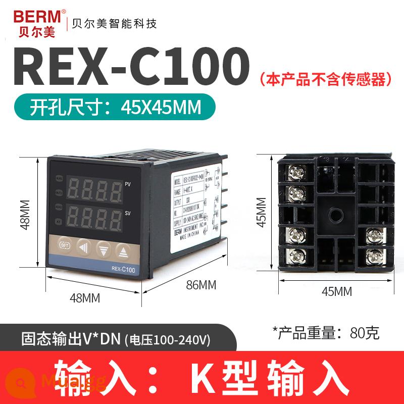 REX-C100 REX-C400 REX-C700 Bộ điều khiển nhiệt độ thông minh REX-C900 Bộ điều nhiệt Bộ điều nhiệt - Đầu ra trạng thái rắn không báo động loại C100 K ngắn V*DN