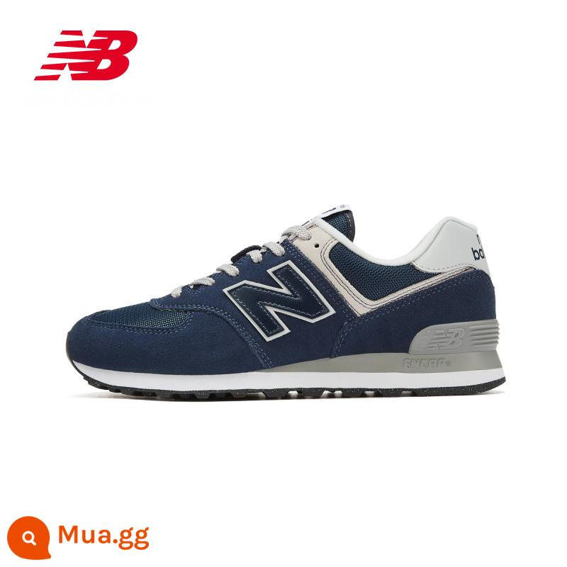 New Balance NB chính thức 23 mẫu giày thể thao và giày thể thao cổ điển retro mới dành cho cặp đôi nam nữ ML574EVN - ML574EVN xanh đậm