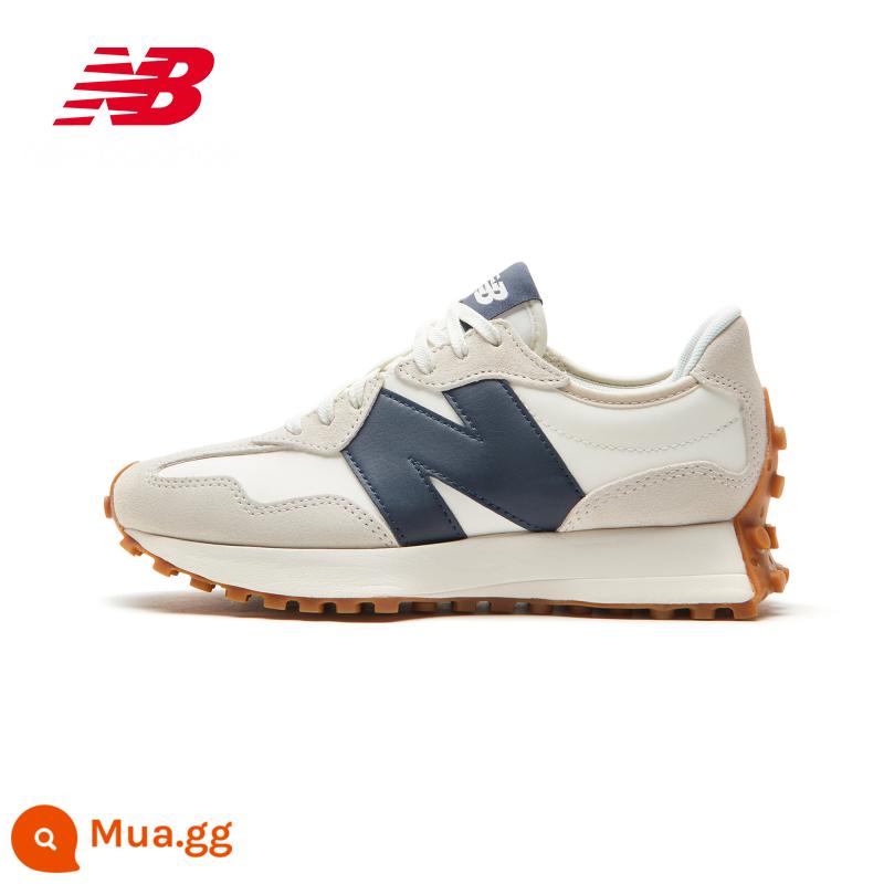 New Balance NB giày thể thao và giải trí mùa hè retro chính hãng dành cho nữ dòng 327 WS327KB - Xám/trắng nhạt/xanh nước biển WS327KB