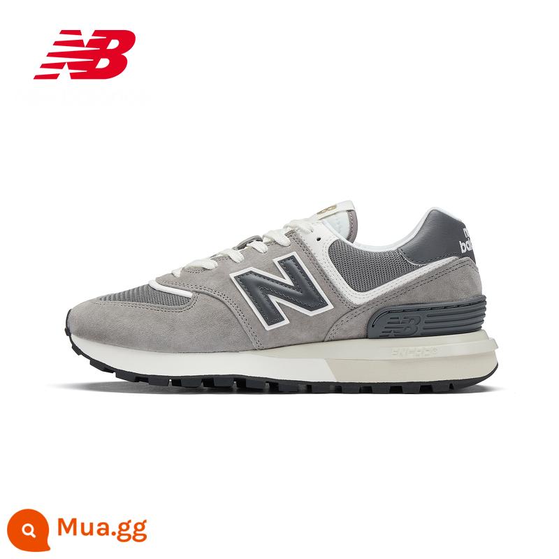 New Balance NB Chính Thức Nam Nữ Giày Cổ Điển Retro Khâu Đệm Thể Thao Giày U574LGT1 - Xám U574LGT1