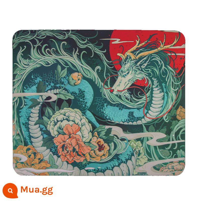 Tiger Talisman Thể thao điện tử Phaseless Two Rainbow Film Mouse Pad Quá trình phủ Surface Slim Unwrapped Four Beast Mouse Pad - Tiger Talisman Wuxiang Ⅱ-Qinglong SF Express Miễn phí Vận chuyển