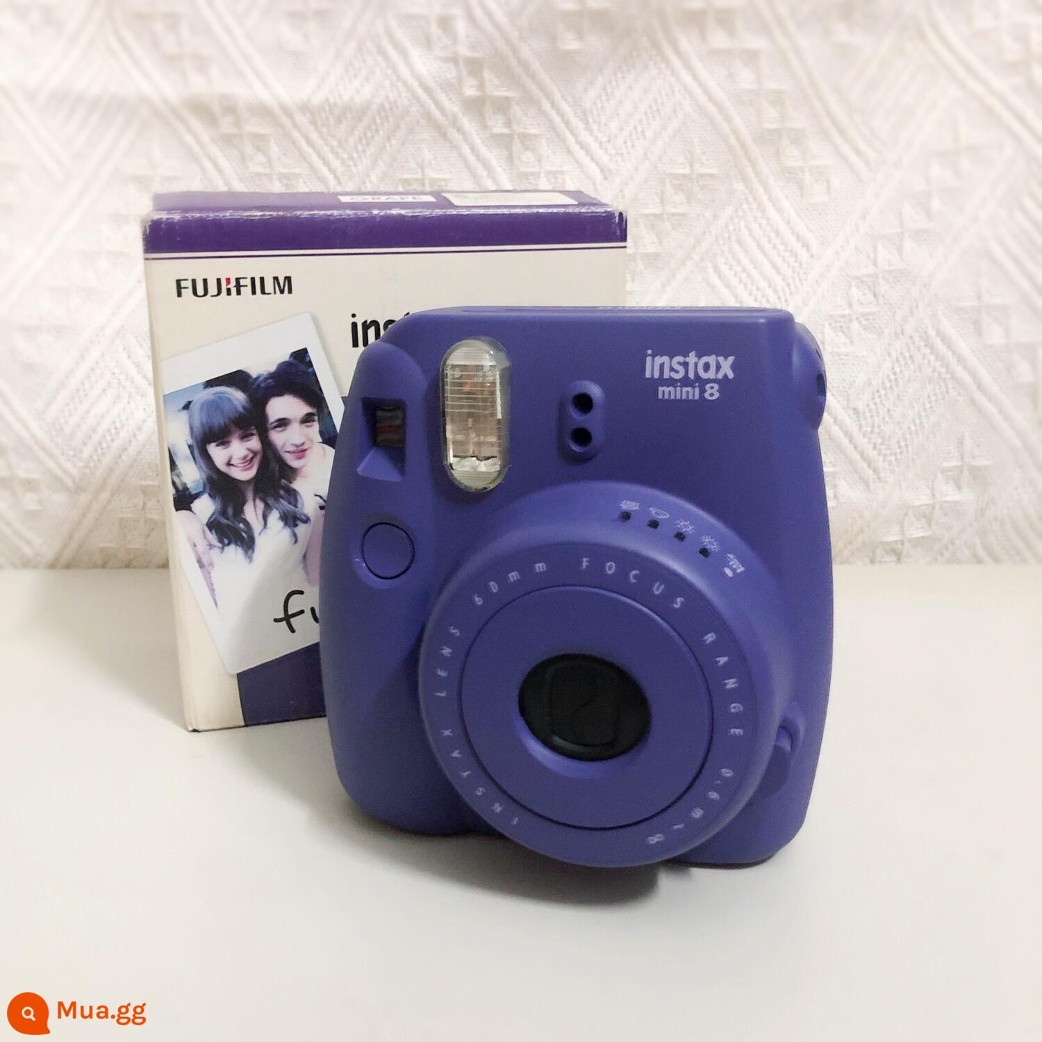 Máy ảnh lấy liền Polaroid mini7c/mini7s/mini8/mini11 đã qua sử dụng của Fuji Nhật Bản - mini8 nho tím có 9 hộp mới