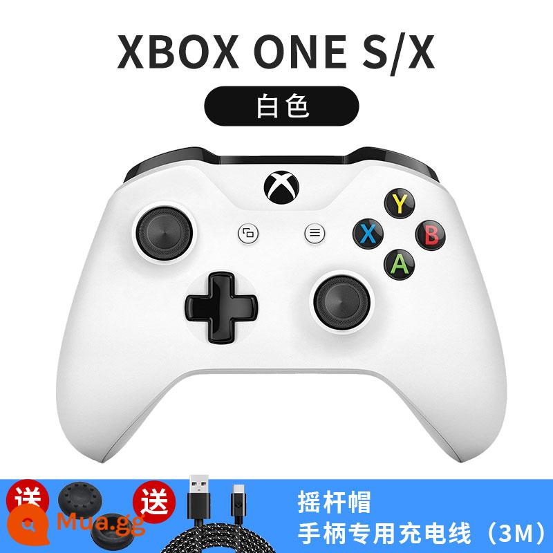 Thích hợp cho tay cầm Microsoft xbox Bluetooth không dây rung hơi chân trời PC máy tính tay cầm chơi game mới - Túi cầm tay ONE S cổ điển màu trắng