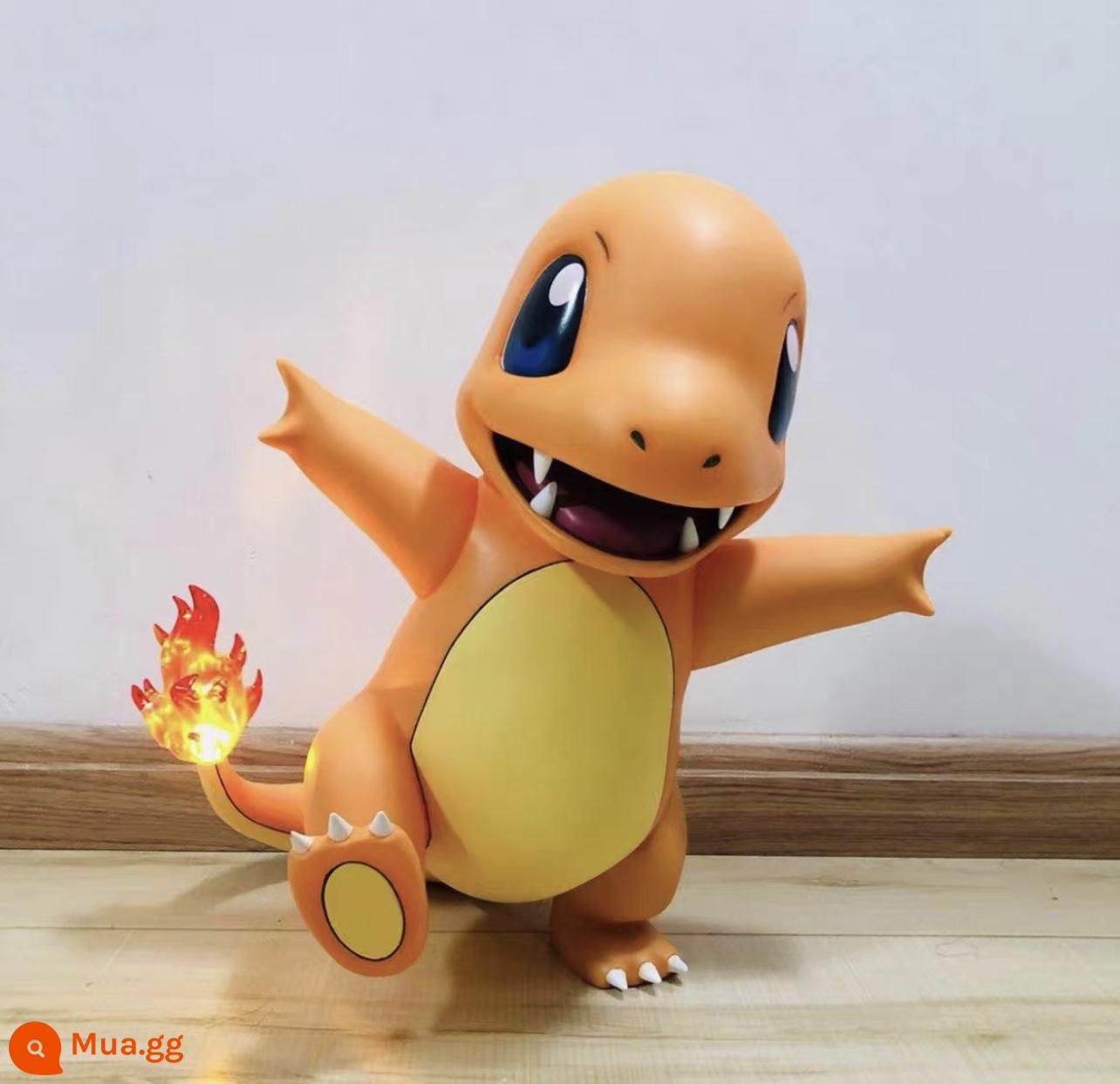 Mitoys Tsundere Jenny Rùa Tức Giận Mô Hình Lớn Trang Trí 1:1 Caracalla Rồng Lửa Cho Đến Vịt Bokeby - Charmander không phát sáng [Rồng nguyên bản + Hộp màu + Bóng Poké] [46cm]