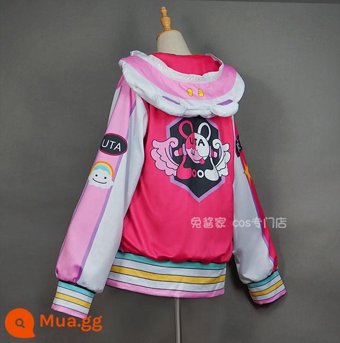 Rabbit sốt nhà] One Piece RED Uta COS quần áo áo khoác tóc giả UTA tai nghe cos cánh tùy chỉnh - Chỉ áo khoác (vừa vặn lớn)