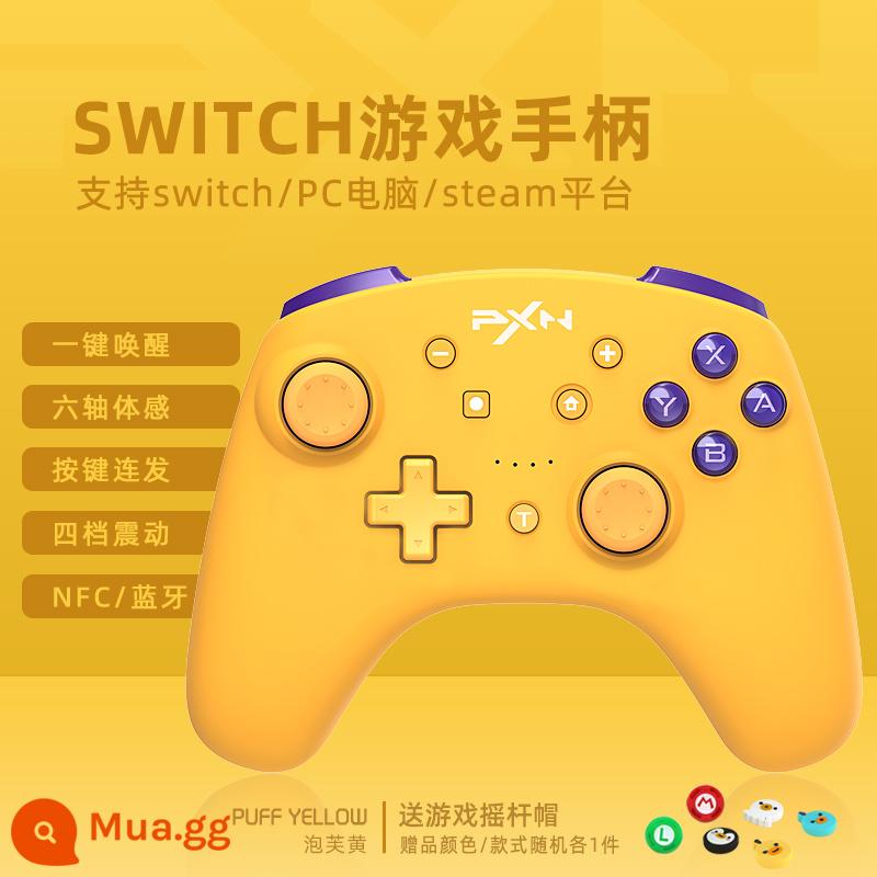 pxn Lai Shida 9607x Nintendo switch Pro bộ điều khiển trò chơi ns không dây Bluetooth Hall rocker phiên bản máy tính Steam Chuyến đi hai người Zelda Kingdom of Tears - Ưu đãi đặc biệt trong thời gian có hạn [Puff Yellow]