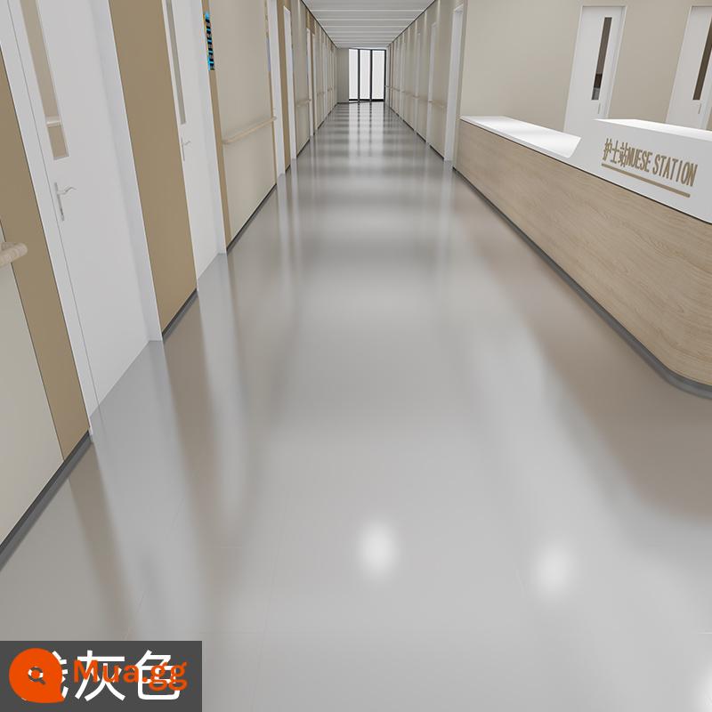 Sơn sàn epoxy gốc nước ba trong một sơn sàn xi măng chống thấm nước tự san phẳng sơn sàn trong nhà và ngoài trời hộ gia đình - Xám nhạt [mẫu hiệu suất cao] [bù túi da/dụng cụ miễn phí]