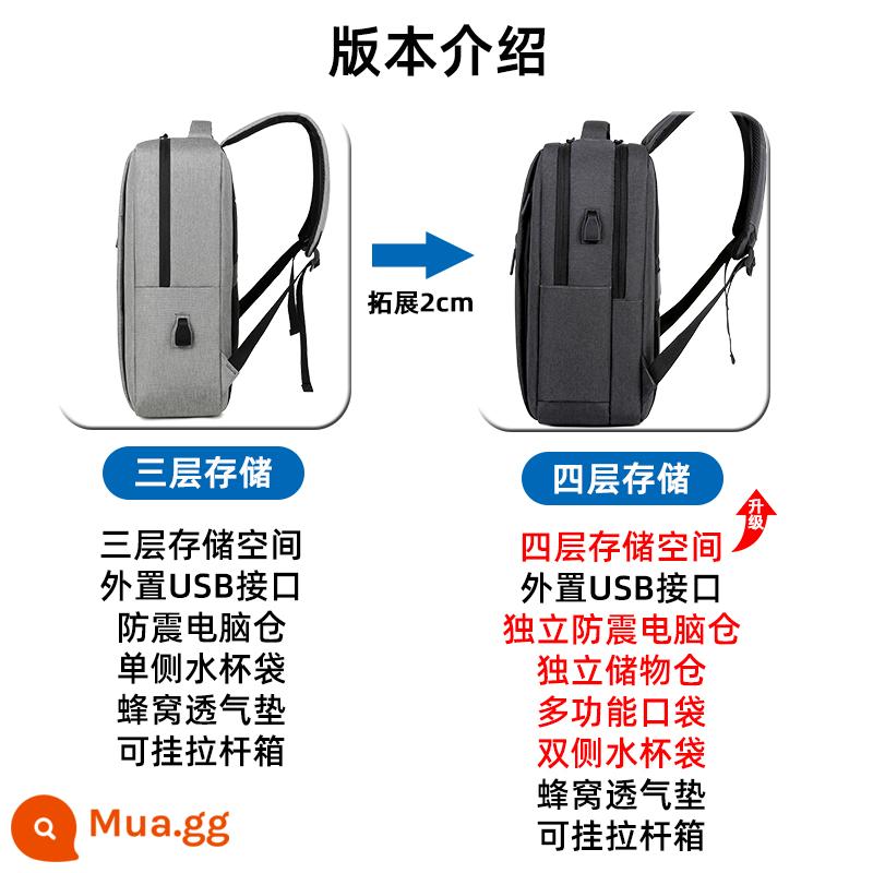 Ba Lô Nam Đi Công Tác Công Suất Lớn Nhẹ Chất Lượng Cao Ba Lô Du Lịch Kinh Doanh Túi Máy Tính Giải Trí Học Nữ - Giới thiệu phiên bản