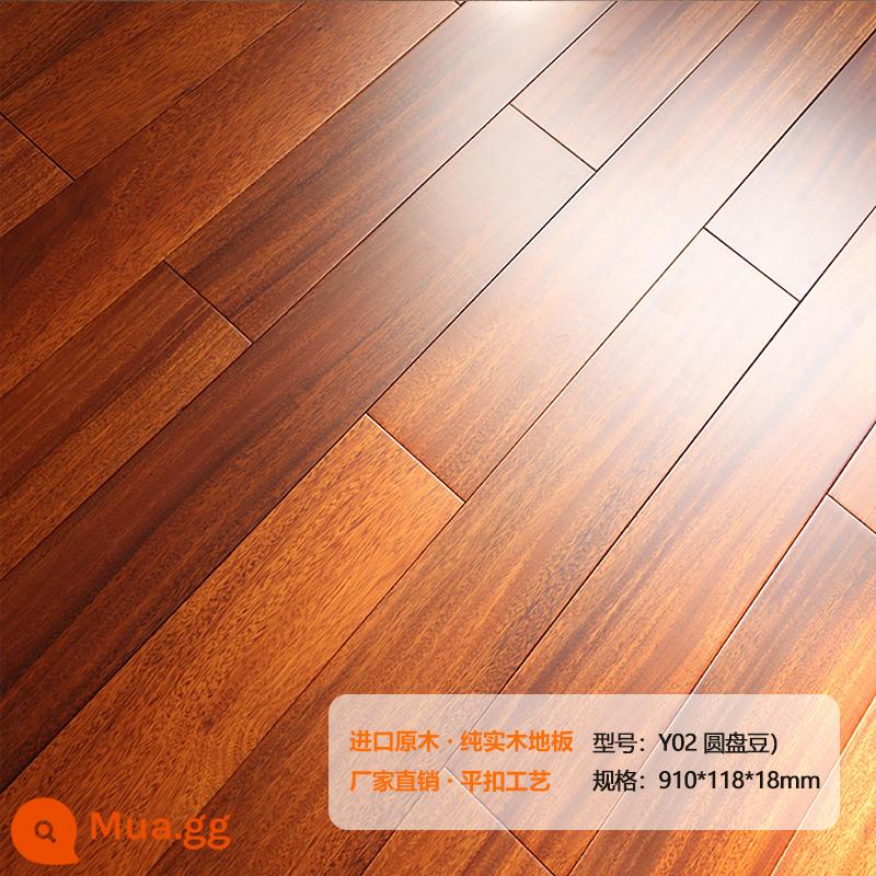 Longyan Diamond Teak Oak Sàn gỗ nguyên khối Nhà máy bán hàng trực tiếp Hạt gỗ màu xám Phòng ngủ gia đình Thân thiện với môi trường - Đậu tròn Y02