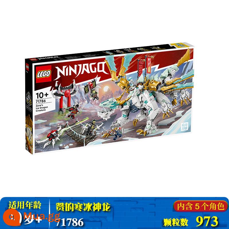 Đồ chơi lắp ráp LEGO mới Cậu bé Avatar 2 Phantom Ninja Series Khối xây dựng Titan Mecha của Jay - 71786 thích Rồng băng [10+ tuổi+, số hạt 973]