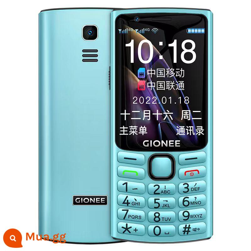 Gionee Authentic Wechat Health Mã hành trình Điện thoại di động người cao tuổi Nút thẳng Màn hình cảm ứng Viết tay Ký tự lớn Màn hình âm thanh Android Sinh viên bán thông minh Thoát Loại mạng Cổng sạc Không có camera Máy Người già đang làm việc - màu xanh da trời