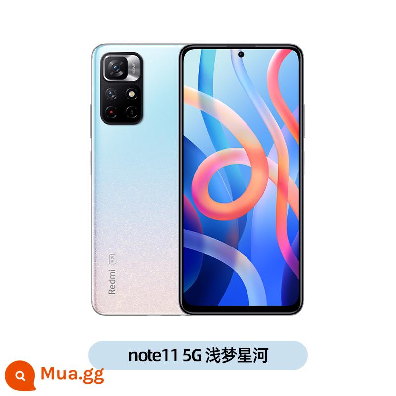 Tmall APP flash sale từ 865 nhân dân tệ] Xiaomi Redmi Note 11 5G Điện thoại di động Redmi hàng đầu chính thức của dòng sản phẩm đích thực chuyên nghiệp + điện thoại di động trò chơi sinh viên mới dòng note11 phiên bản 4G - giấc mơ nhẹ sông sao