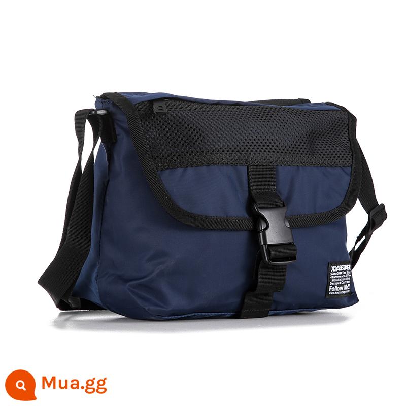 Thương hiệu Thương hiệu Túi đeo vai nam Thương hiệu Phong trào Xu hướng Oxford Vải Oxford Hip -hop Trendy Postman Student Bag Bag Bag - màu xanh da trời