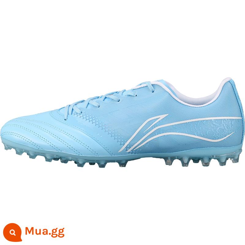 Little plum Li Ning hợp tác sắt series 2 bột sắt MG da kangaroo thứ hai hàng đầu TF gãy móng người lớn giày bóng đá nam - [Trăng Trắng Xanh☆MG Móng Tay Ngắn]ASFS0074 Sắt 2.5