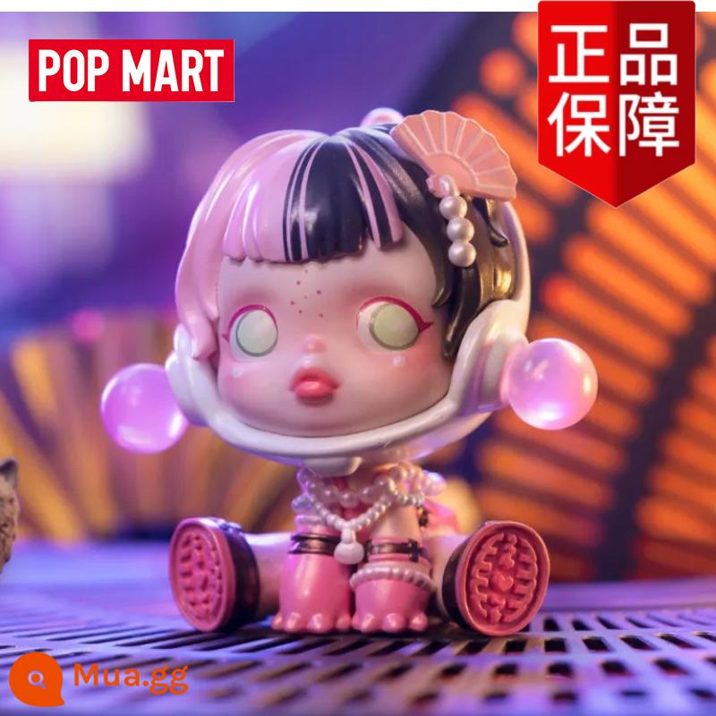 Bubble Mart SKULPPANDA Night City Series Mô Hình Thiền Định Quà Tặng Trang Trí Xu Hướng Mù Hộp Búp Bê - Thành phố đêm-Her Royal Highness the Princess