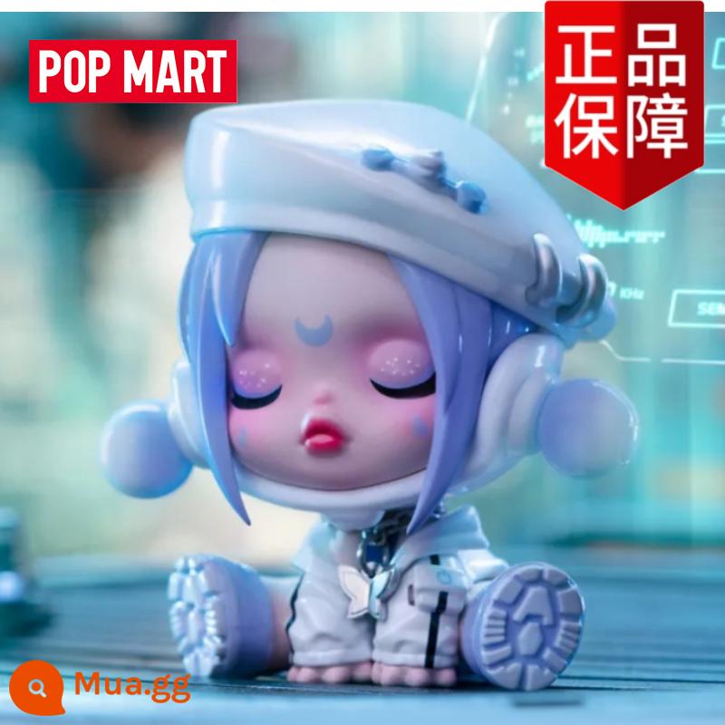 Bubble Mart SKULPPANDA Night City Series Mô Hình Thiền Định Quà Tặng Trang Trí Xu Hướng Mù Hộp Búp Bê - Thành phố đêm Hot Style-Thiền