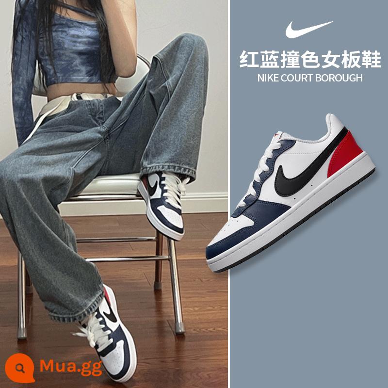 Giày nữ Nike Nike aj chính thức hàng đầu mới màu đỏ chính hãng Air Force One giày thể thao mùa đông giày thường - DO7446-101/màu đỏ và xanh tương phản lực lượng không quân nhỏ