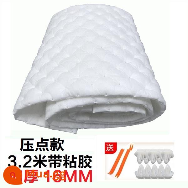 Tấm chống rung ô tô chất liệu cotton cách âm toàn bộ xe 4 tấm cửa Giảm tiếng ồn bốn bánh Lắp đặt gói khung xe bông tiêu âm tự dính - Bông cách âm điểm áp lực dày 0,5 * 3,2 mét 16mm đi kèm với rocker + khóa