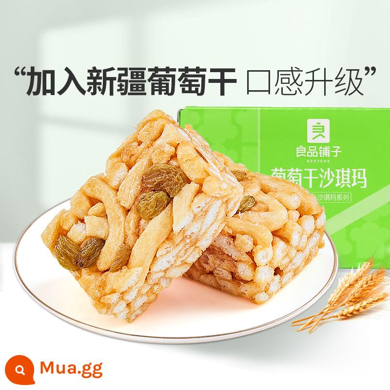 【BESTORE-Sữa Shaqima 500g】Đồ ăn nhẹ cho bữa sáng Bánh ngọt truyền thống FCL Đồ ăn nhẹ thông thường - [Khuyến nghị bán chạy-Thêm nho khô] Raisin Shaqima 500g