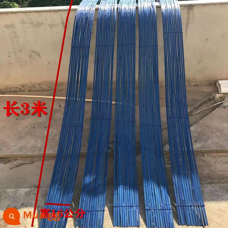 Nhuộm lát tre màu đỏ, xanh lá cây, vàng, xanh dương và đỏ dải tre chất liệu tre handmade DIY mỏng lát tre hoa trang trí đám cưới - Hàng tre xanh Klein dài 3 mét, rộng 16 cm